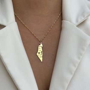 שרשרת לאשה - יש לי חור בלב זהב