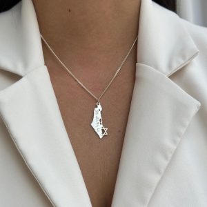 שרשרת ארץ ישראל לאשה - עם ישראל חי