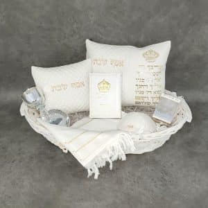 סט לחתן - זהב צחור