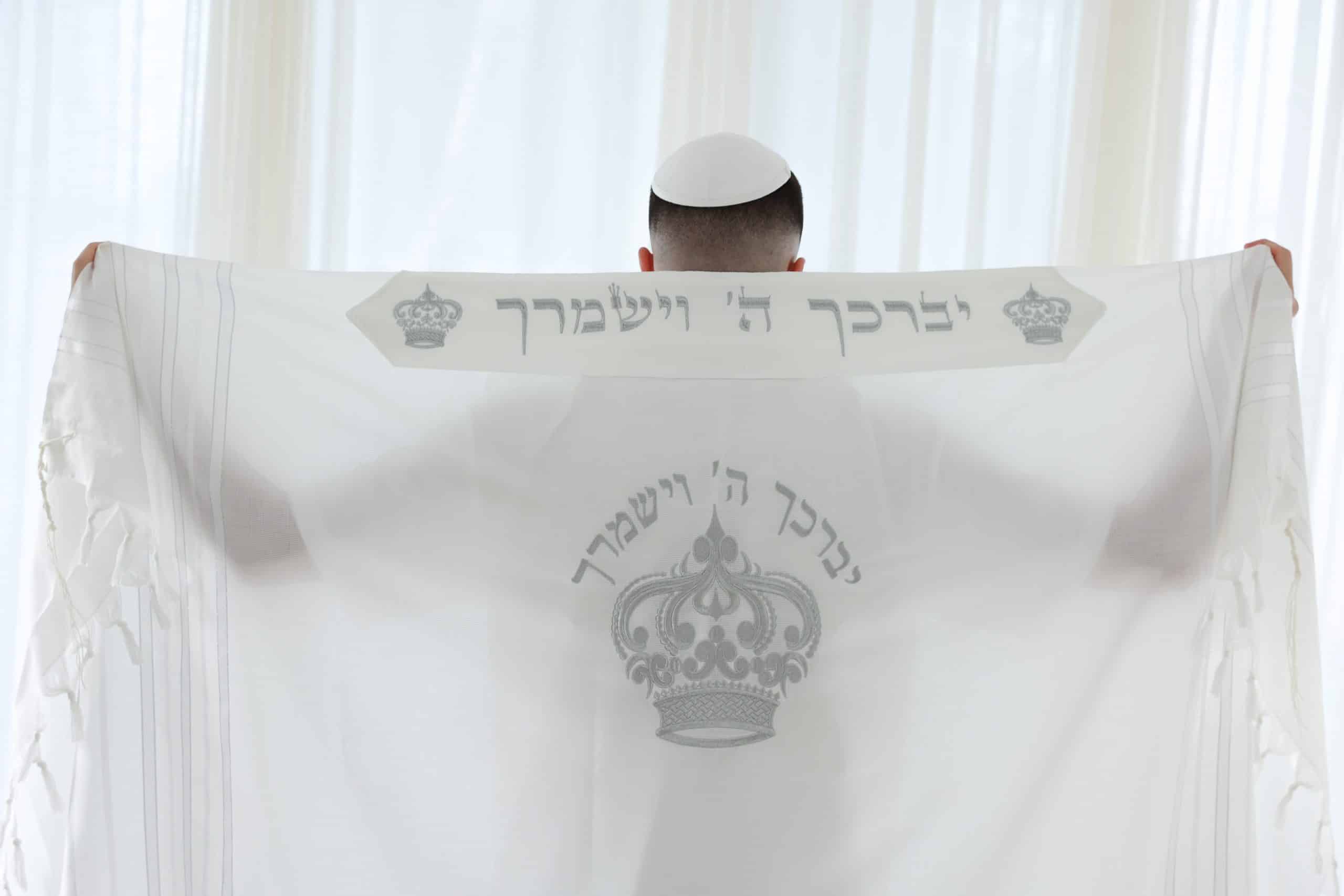 טלית יוקרתית - ברכת הכהנים כסף - יודאיקה&ארט