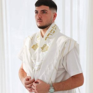 טלית מהודרת - יברכך זהב יוקרתי