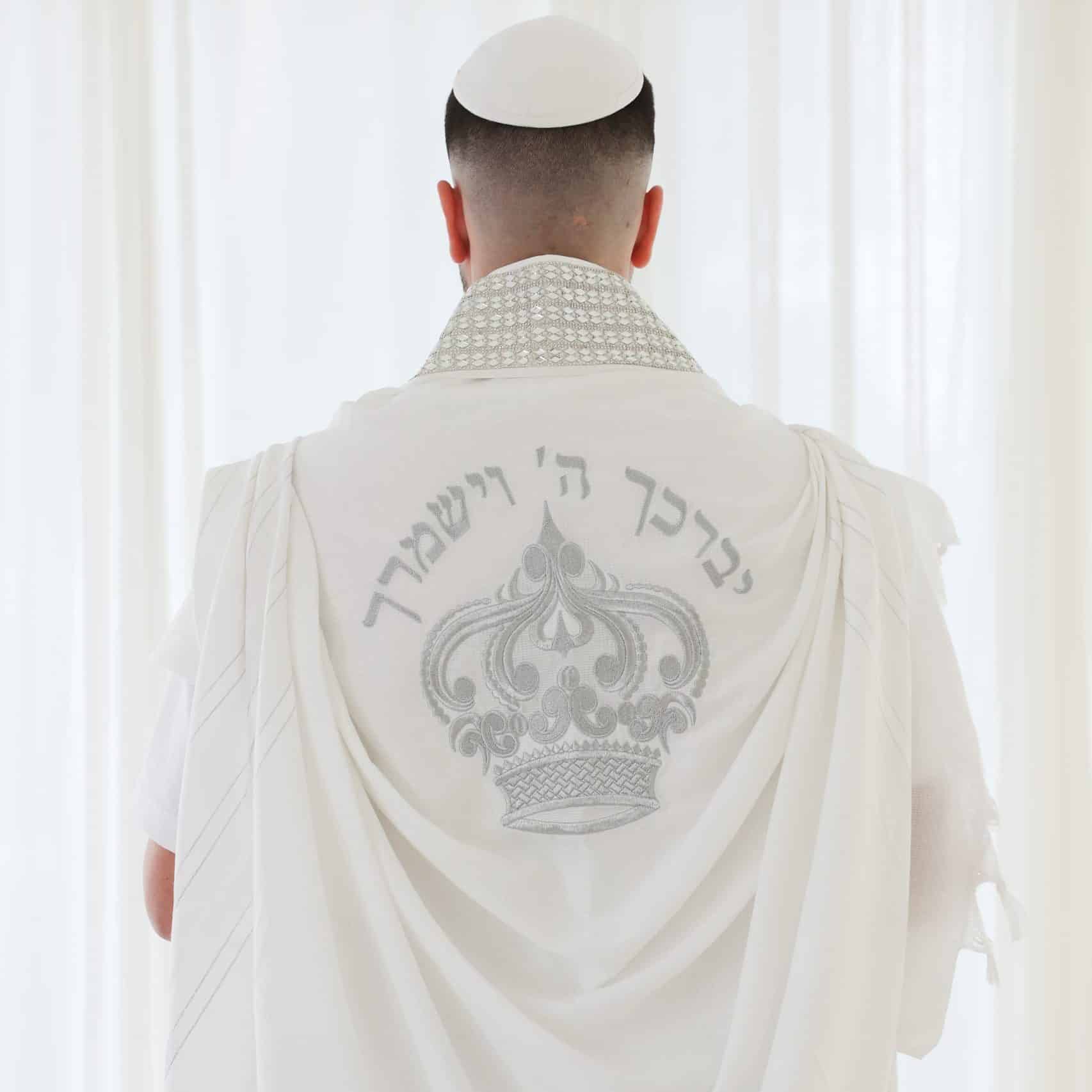 טלית מהודרת - אבני העטרת - יודאיקה&ארט