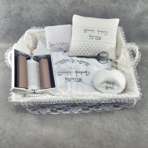 סט חלאקה מהודר - כסף יוקרתי כולל ספר תורה